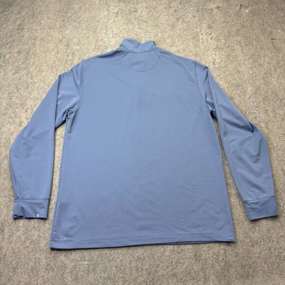 Vineyard Vines Performance 1/4 Zip Pullover Men M Blue 44" x 29" Long Sleeve - Picture 7 of 16